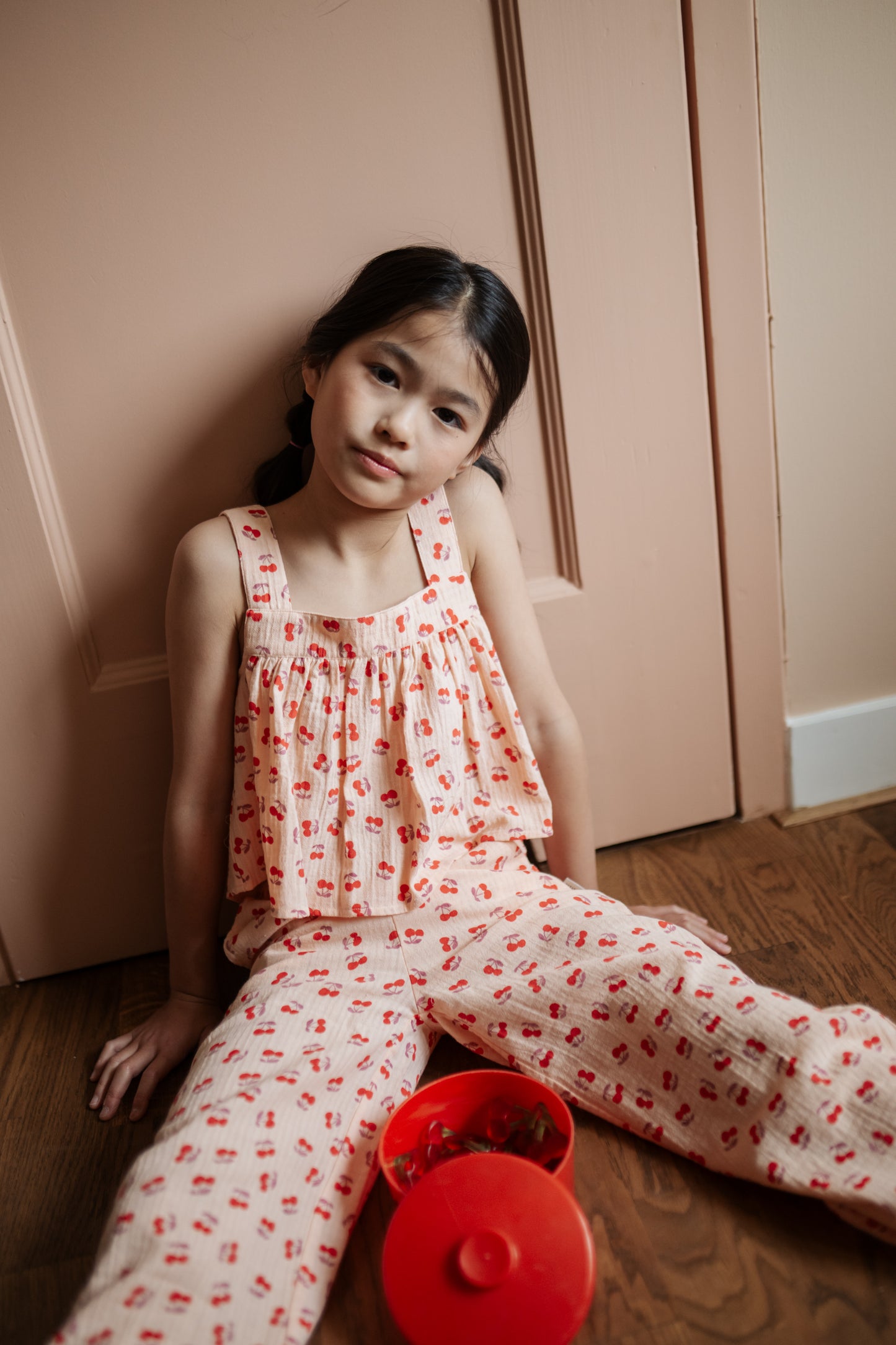 Summer Blouse Cherry Petit Blush
