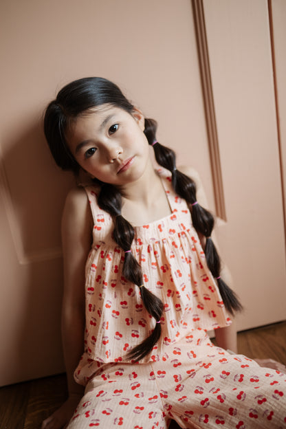 Summer Blouse Cherry Petit Blush
