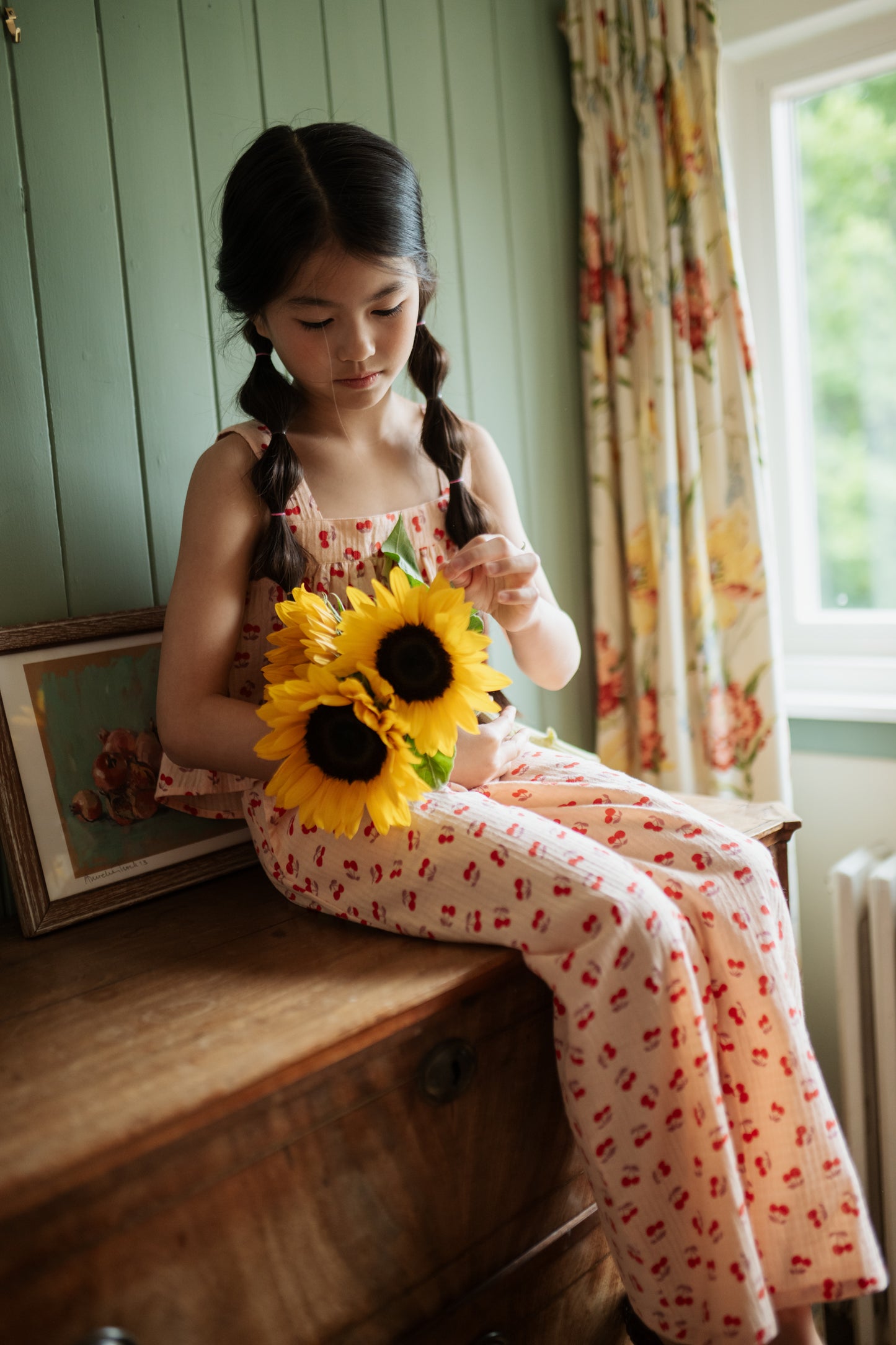 Summer Blouse Cherry Petit Blush