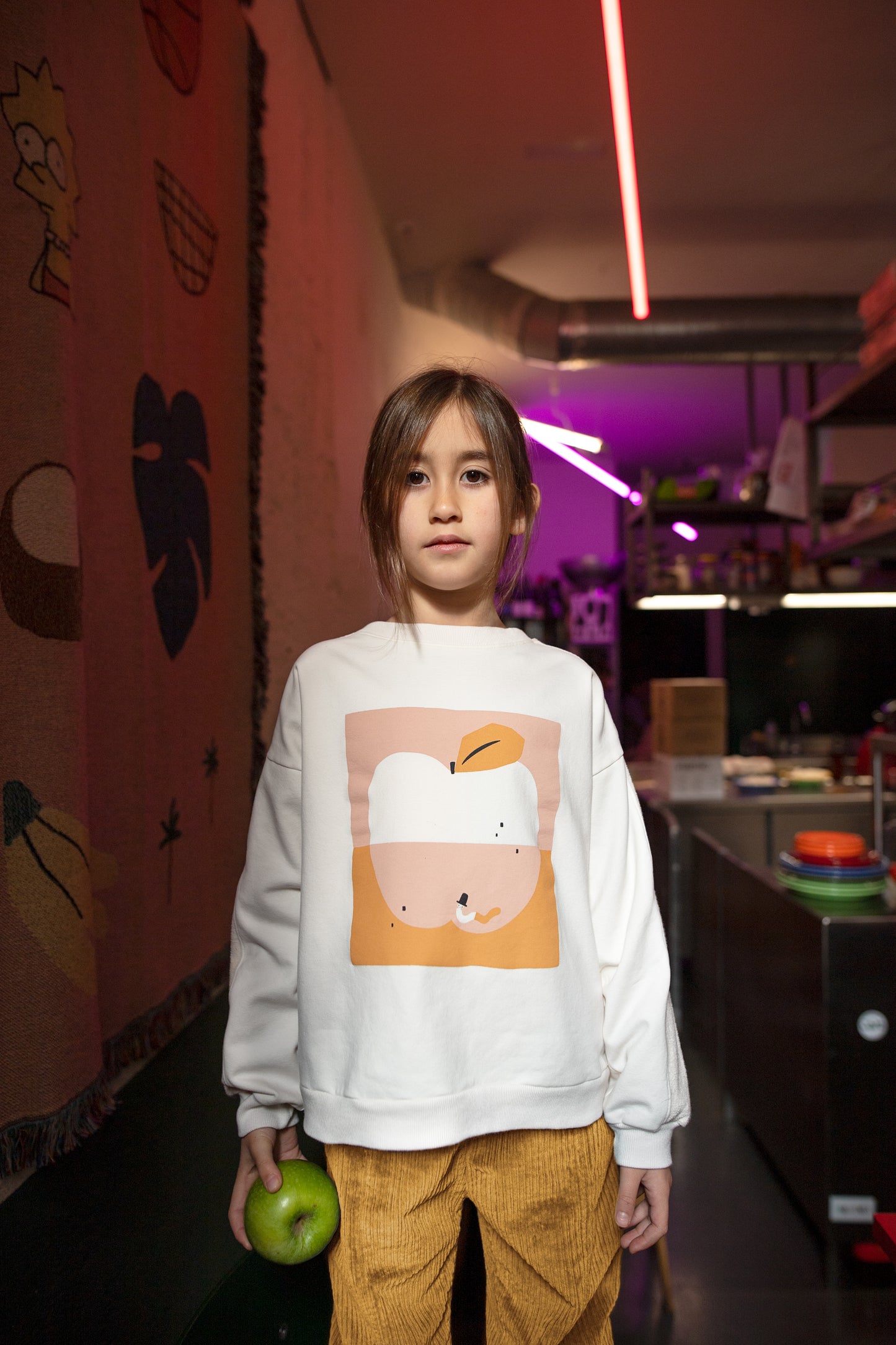 Sweatshirt Apple Pink Babyclic