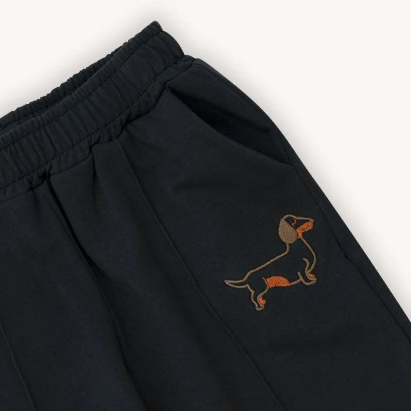 Jogger with Embroidery Dachshund CarlijnQ