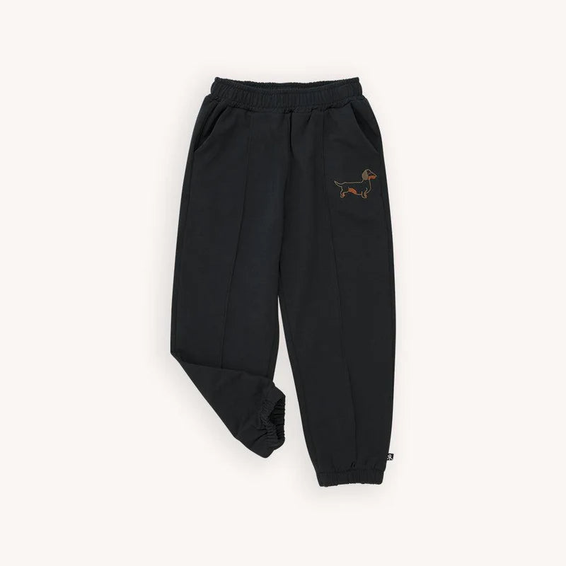 Jogger with Embroidery Dachshund CarlijnQ