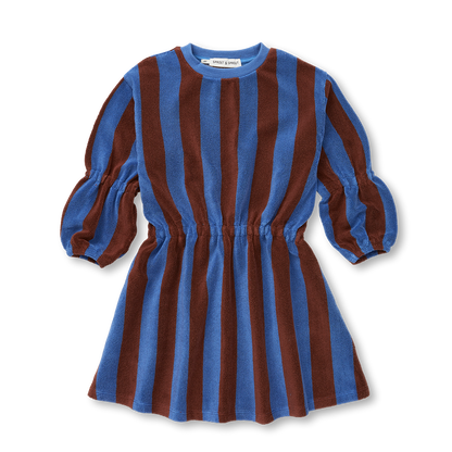 Dress Terry Stripes Brown Sproet&Sprout