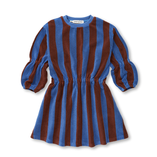 Dress Terry Stripes Brown Sproet&Sprout
