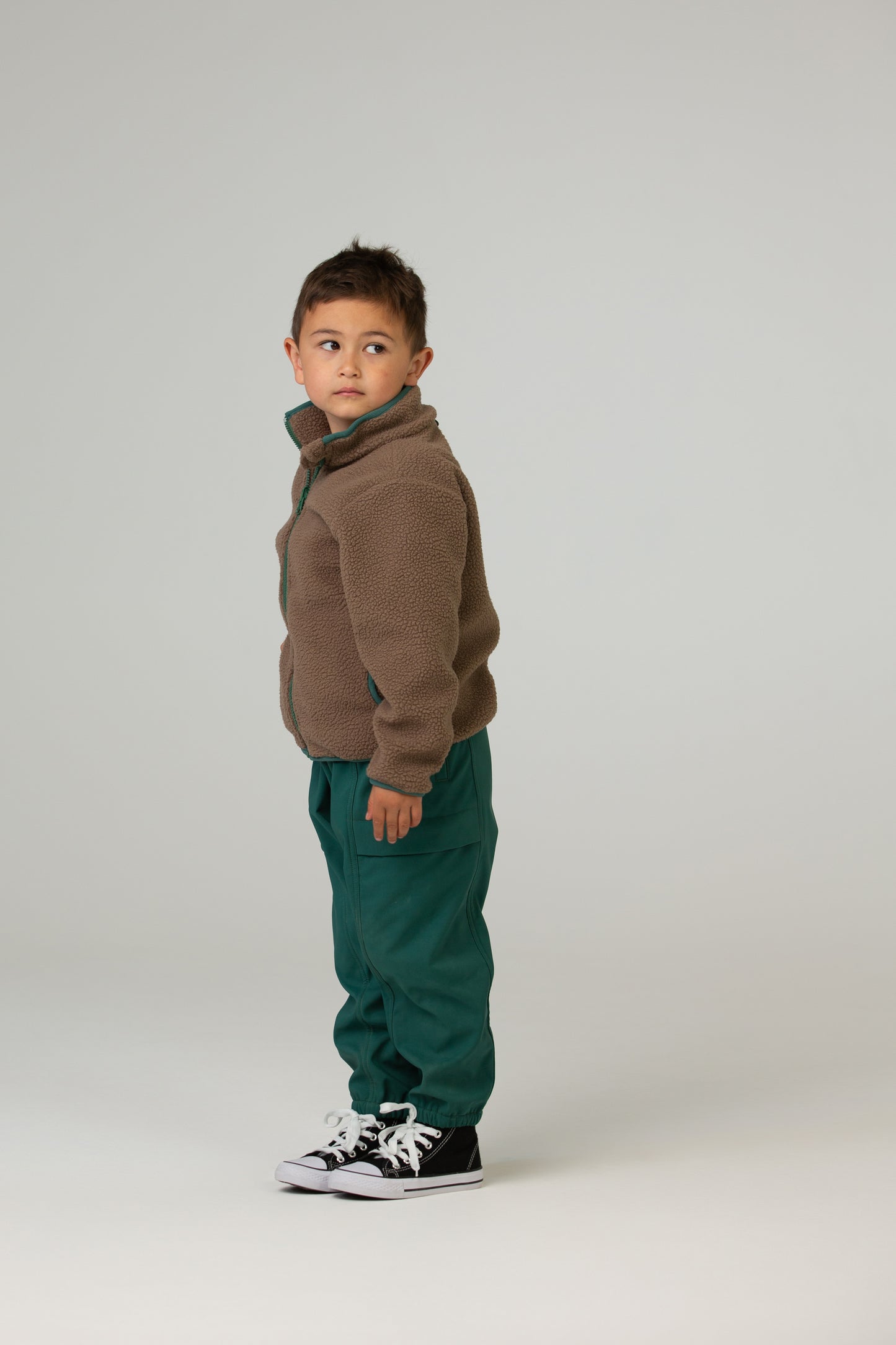 Softshellpants Dark Green Ducksday