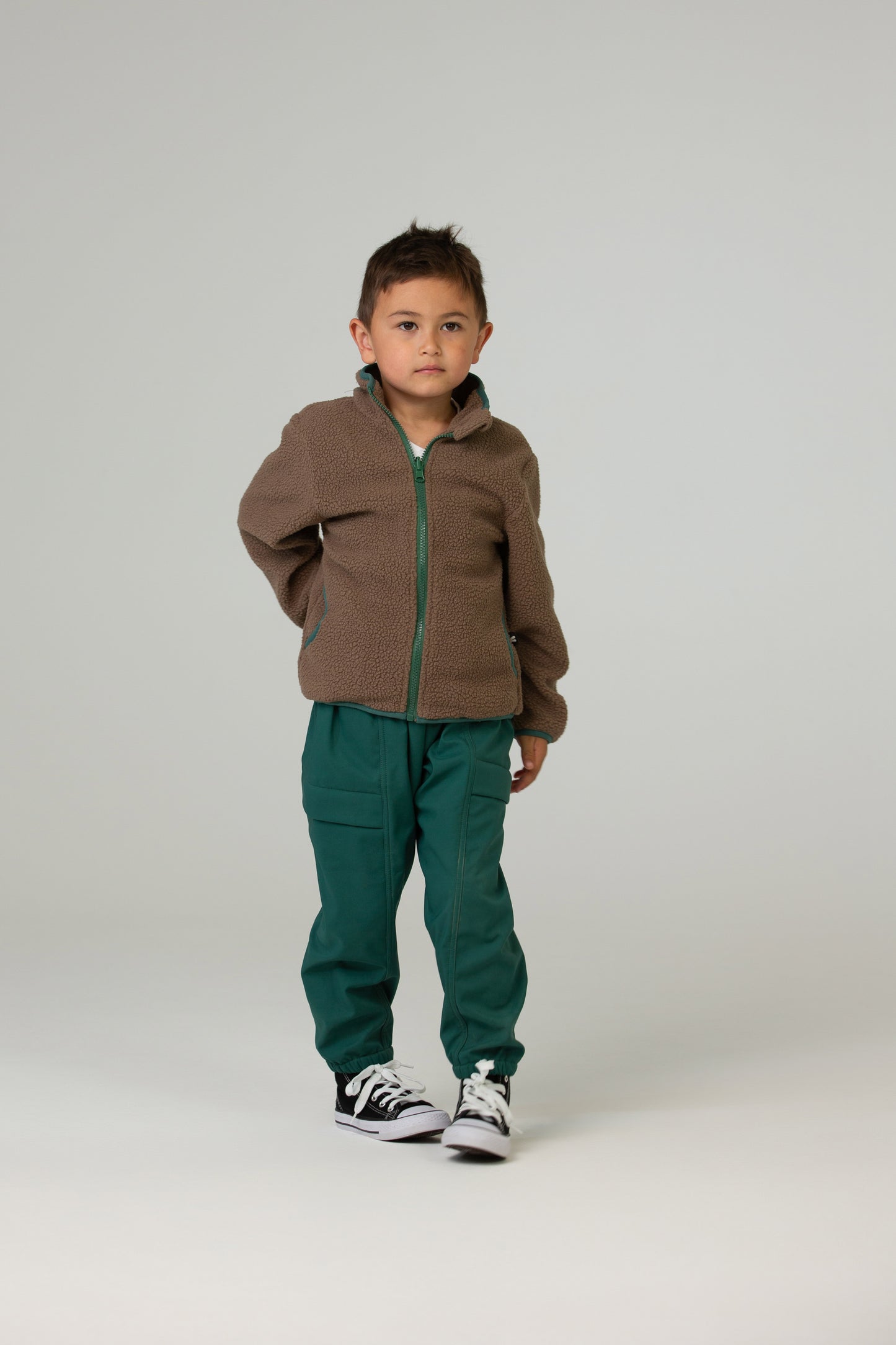 Softshellpants Dark Green Ducksday