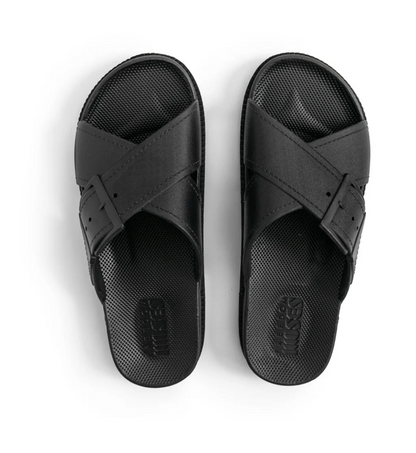 X Black Slipper Freedom Moses