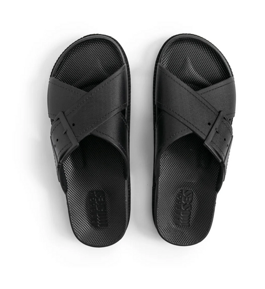 X Black Slipper Freedom Moses