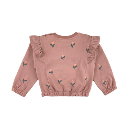 Sweatshirt Flor Vintage Pink Babyclic