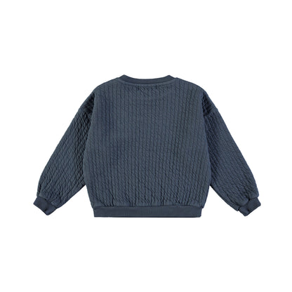 Sweatshirt Quilted Night Blue Babyclic