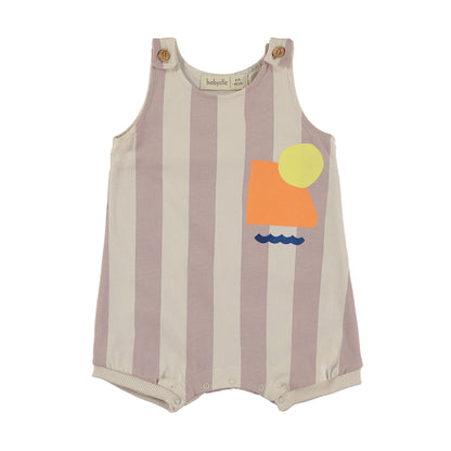 Romper Stripes Pink Babyclic