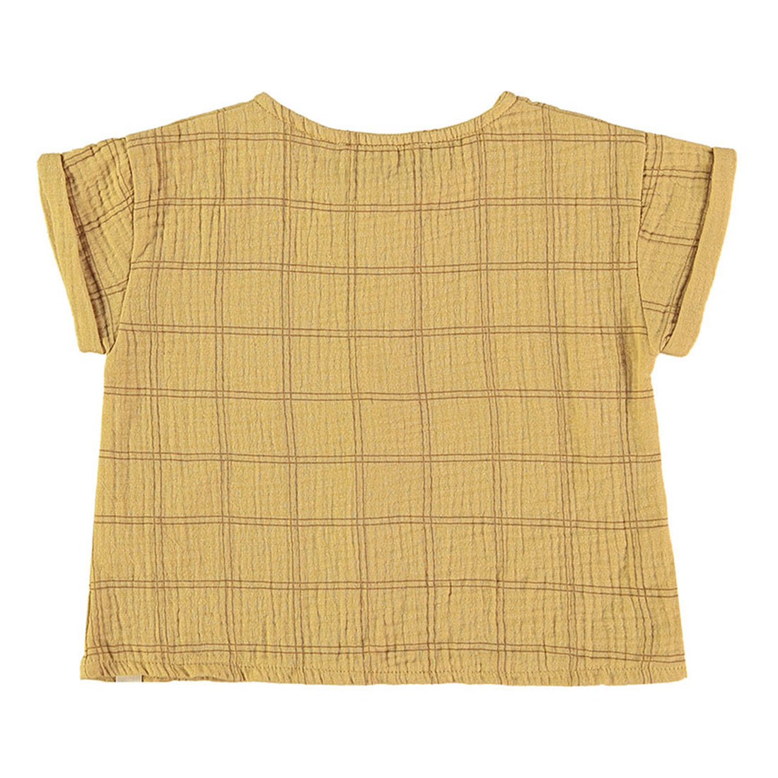 Blouse Squares Mustard Babyclic