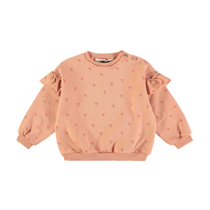 Sweater Poppies Apricot Babyclic