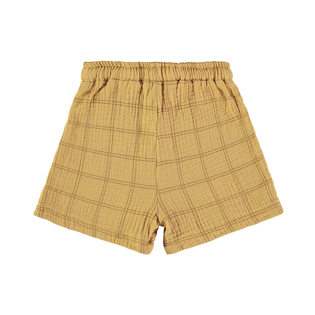 Shorts Squares Mustard Babyclic