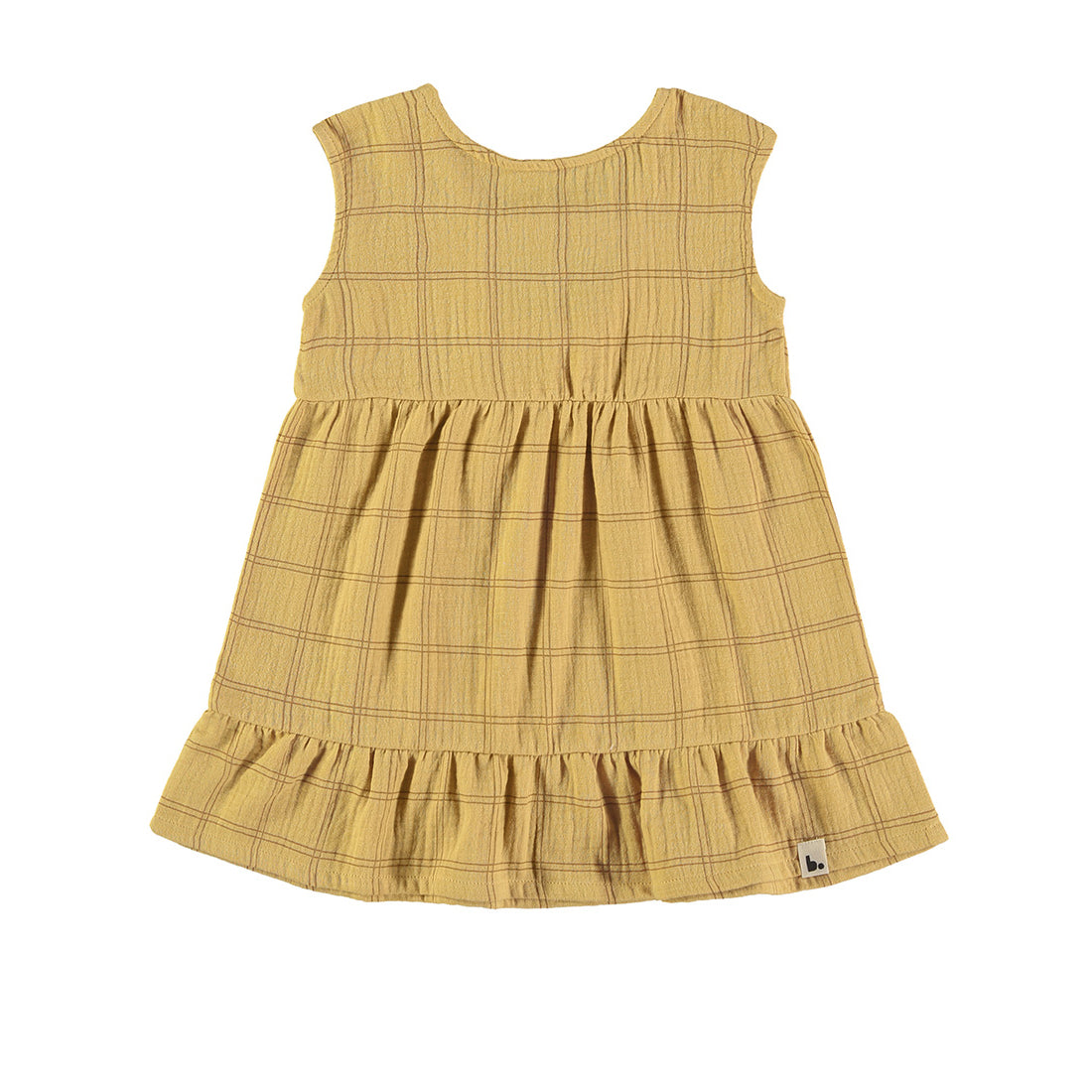 Dress Nina Squares Mustard Babyclic