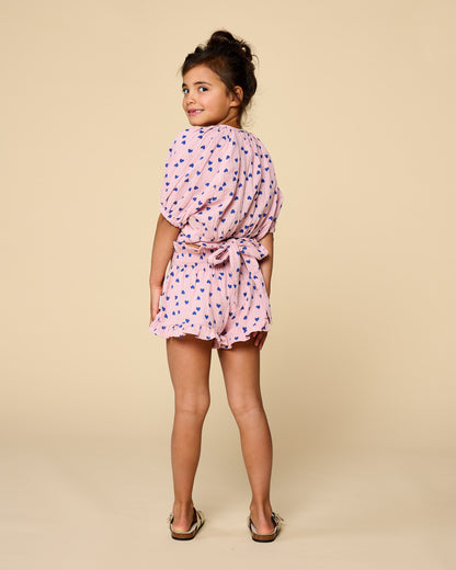 Adele Blouse Candy Hearts Petit Blush