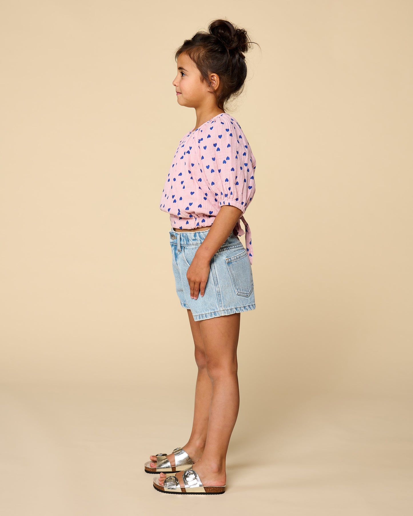 Adele Blouse Candy Hearts Petit Blush