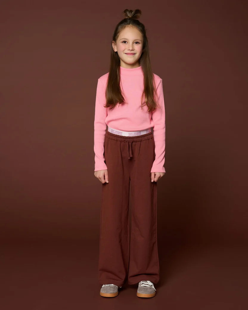 Rib Turtleneck Rose Petit Blush