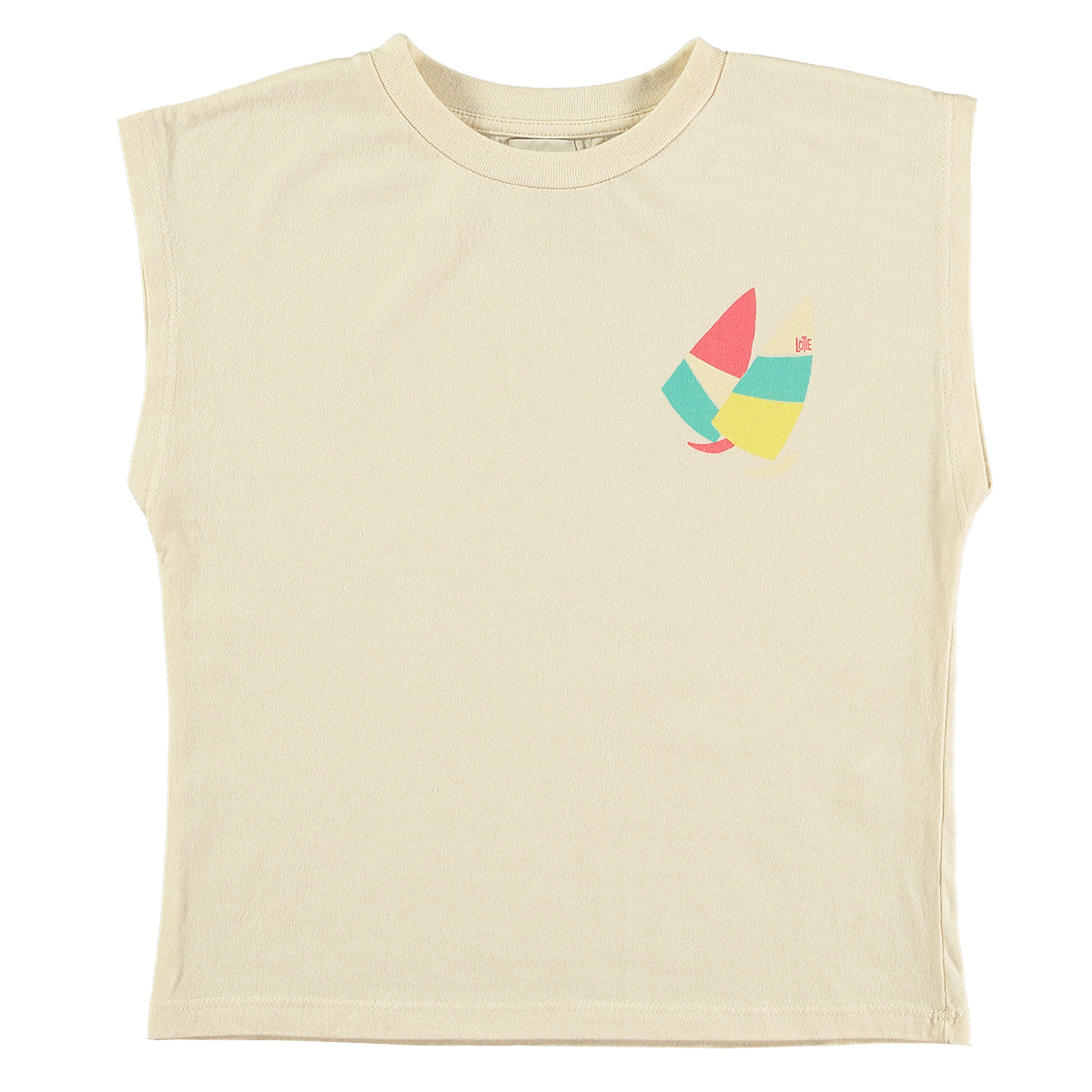 Sleeveless Shirt Off White Windsurf Lötiekids