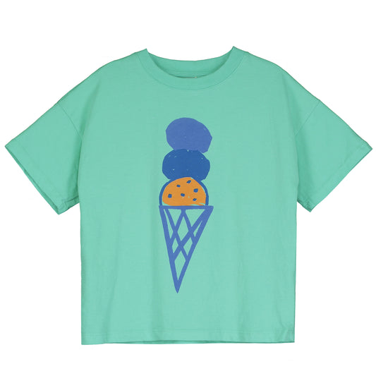 Wide Fit T-Shirt Ice Cream Mint Lötiekids