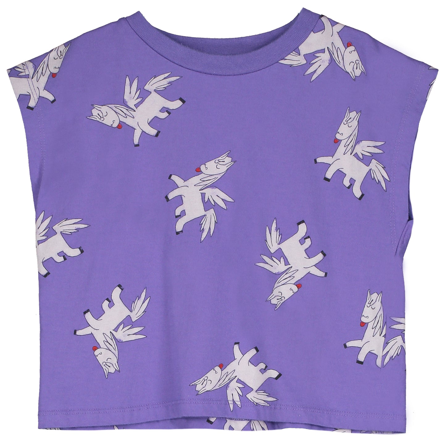 Sleeveless T-Shirt Pegasus Allover Violet Lötiekids