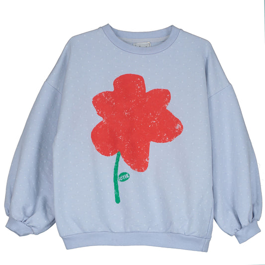 Sweatshirt Big Poppy Lavender Lötiekids