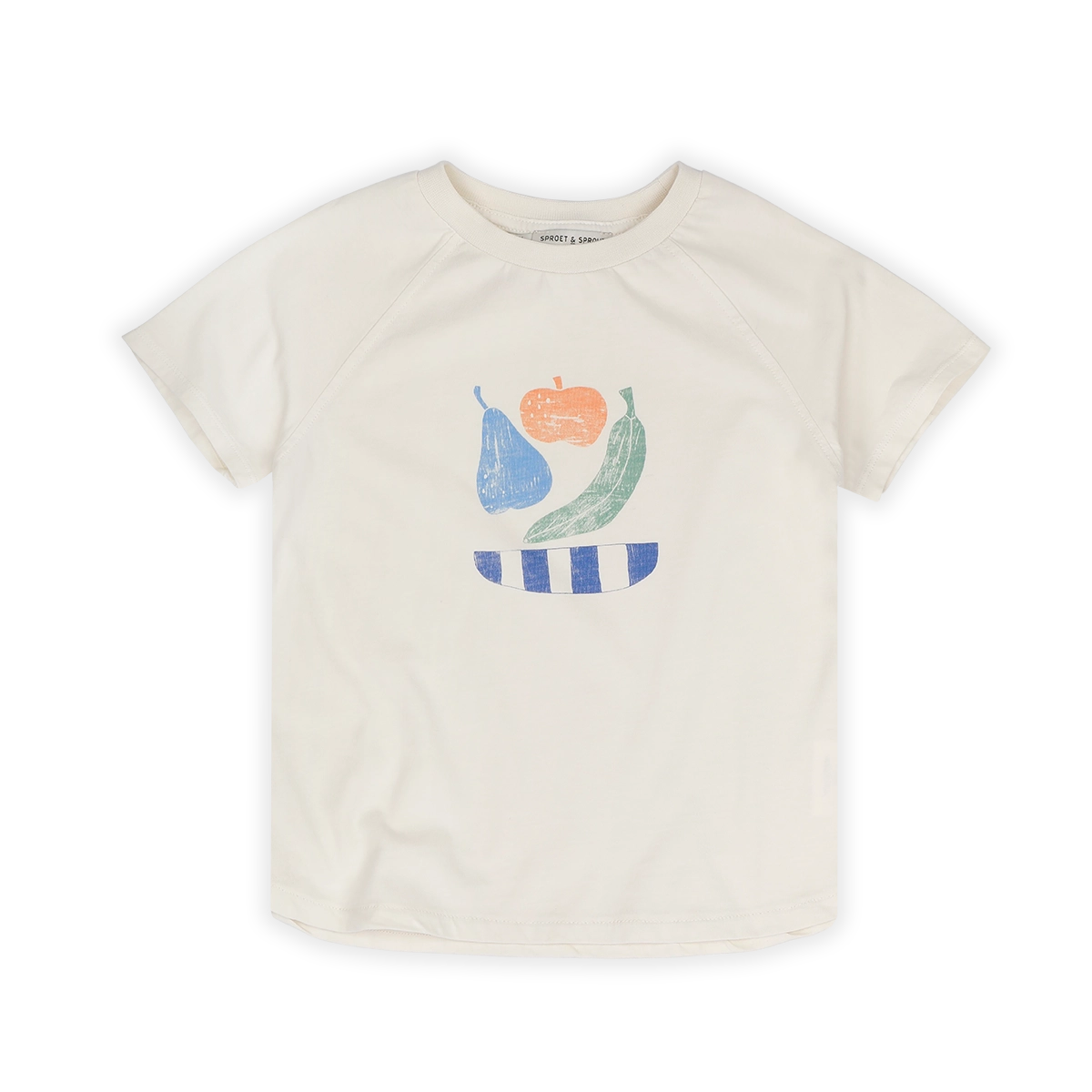 Raglan T-Shirt Fruit Off-White Sproet & Sprout
