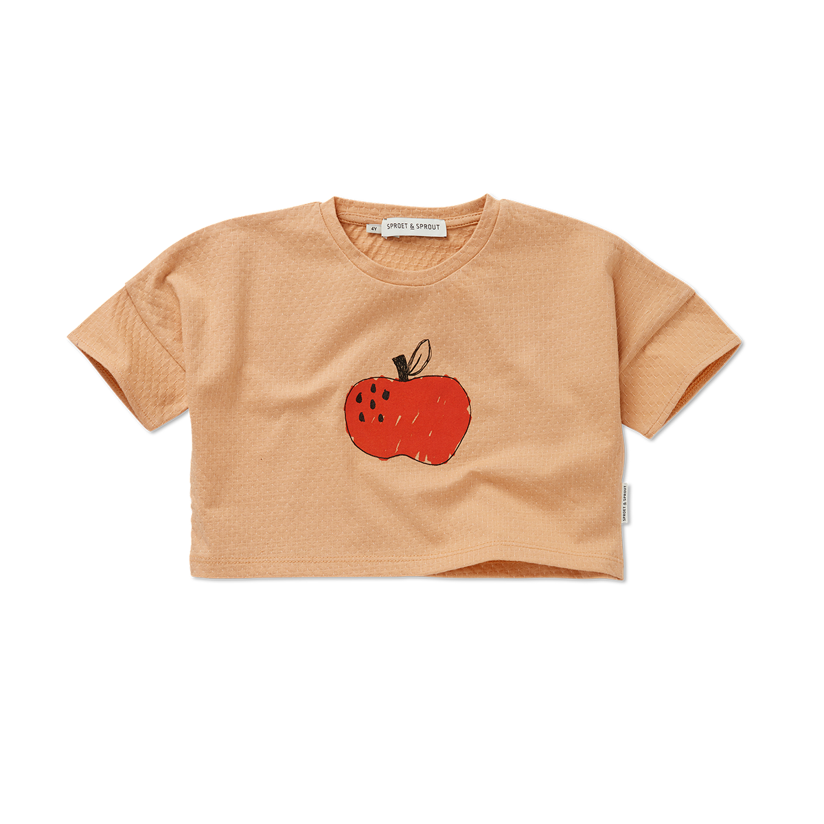Cropped T-Shirt Apple Nectarine Sproet & Sprout