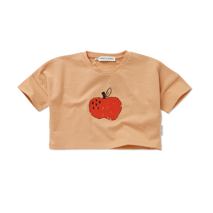 Cropped T-Shirt Apple Nectarine Sproet & Sprout