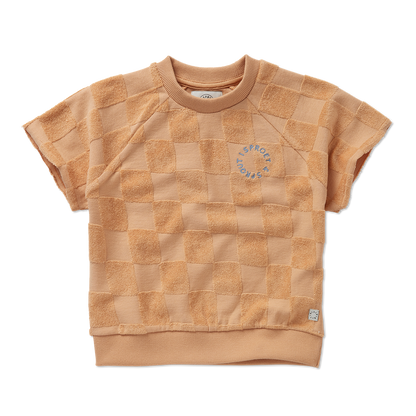 Raglan Sweatshirt Terry Blocks Nectarine Sproet & Sprout