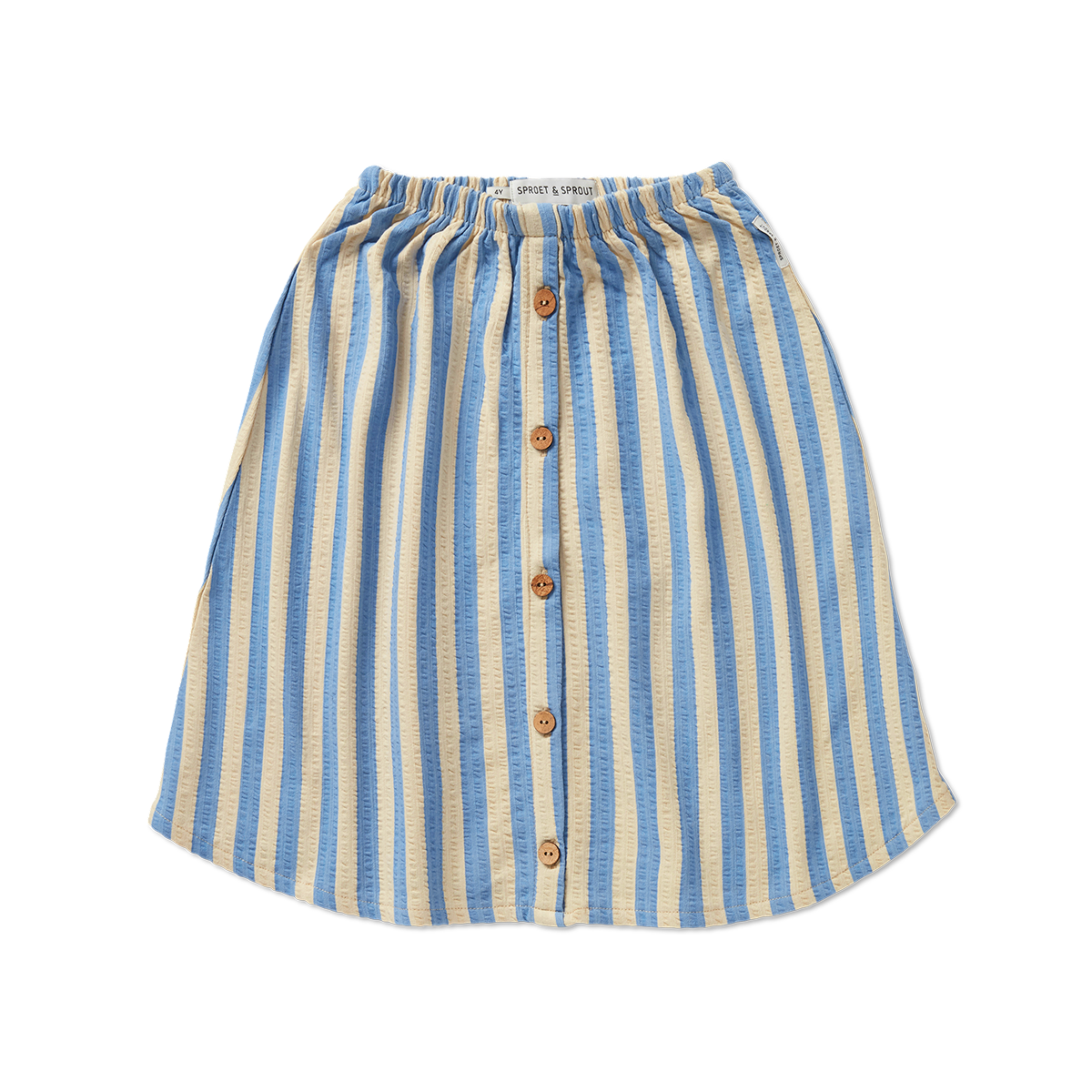 Midi Skirt Stripes Sesame Sproet & Sprout
