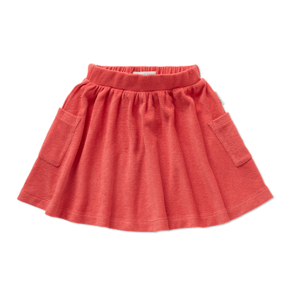 Terry Skirt Pockets Rose Petal Sproet & Sprout