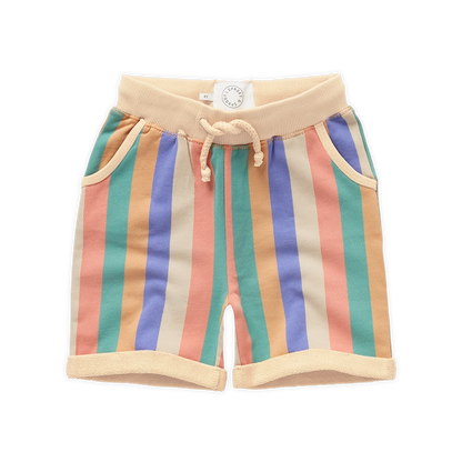 Shorts Multi Colour Stripes Nectarine Sproet & Sprout