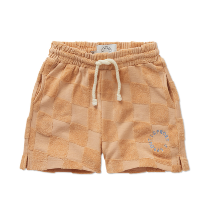 Short Terry Blocks Nectarine Sproet & Sprout