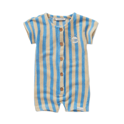 Onesie Terry Stripes Sesame Sproet & Sprout