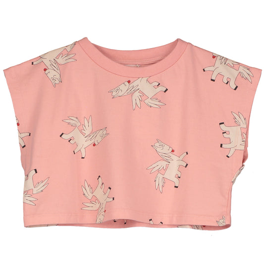 Short Tanktop Pegasus Pale Pink Lötiekids
