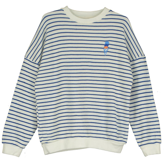 Sweatshirt Stripes Waffle Ice Cream Lötiekids