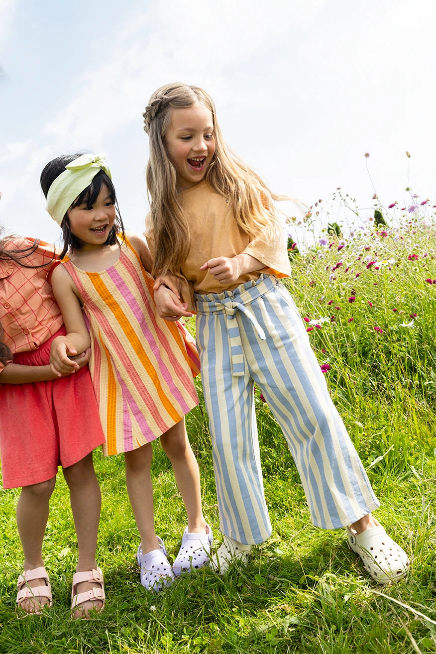 Sleeveless Dress Stripes Nectarine Sproet & Sprout