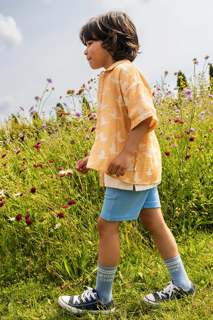 Shirt Goose Print Nectarine Sproet & Sprout