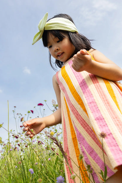 Sleeveless Dress Stripes Nectarine Sproet & Sprout