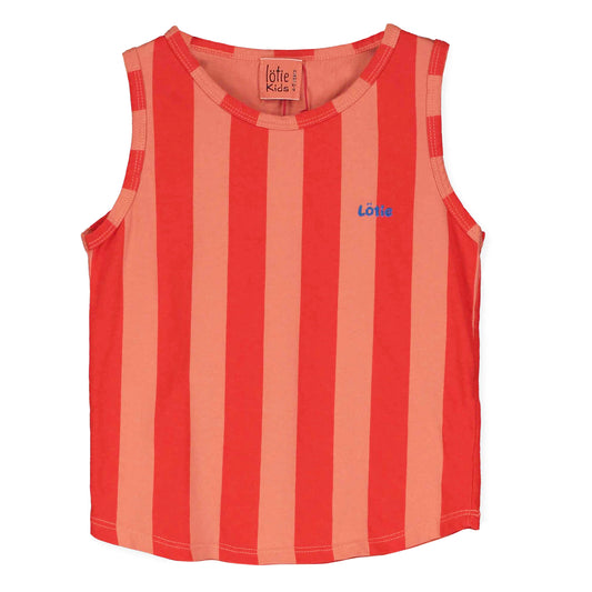 Tanktop Stripes Papaya Lötiekids