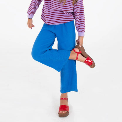 Wide Fit Pants Royal Blue Lötiekids