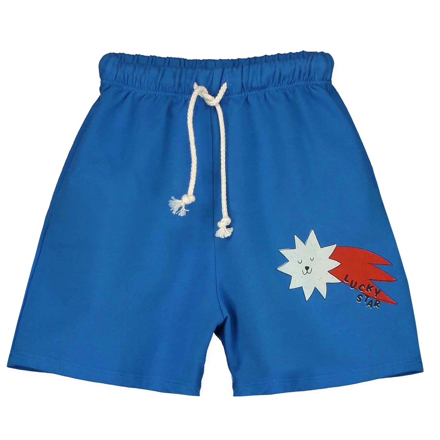 Bermuda Pockets Small Lucky Star Royal Blue Lötiekids