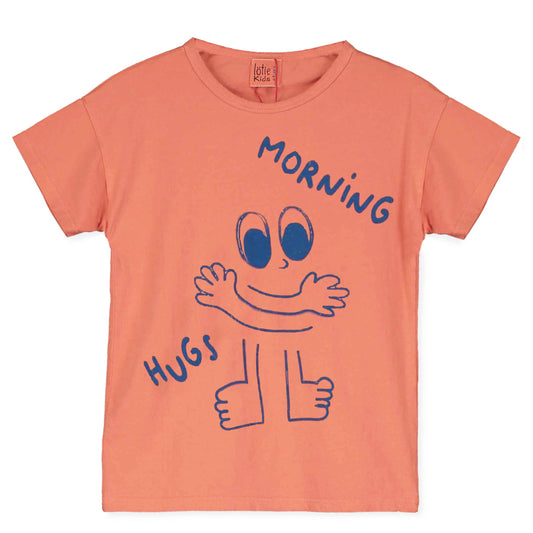 T-Shirt Morning Hugs Papaya Lötiekids
