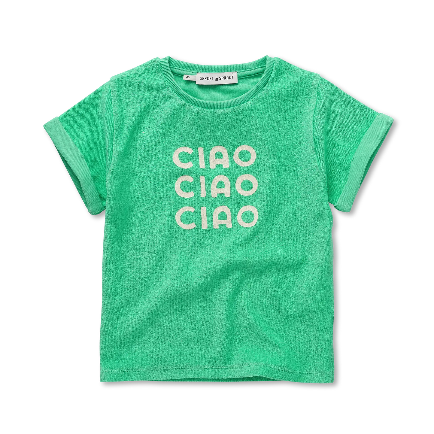 Terry T-Shirt Ciao Jade Green Sproet & Sprout