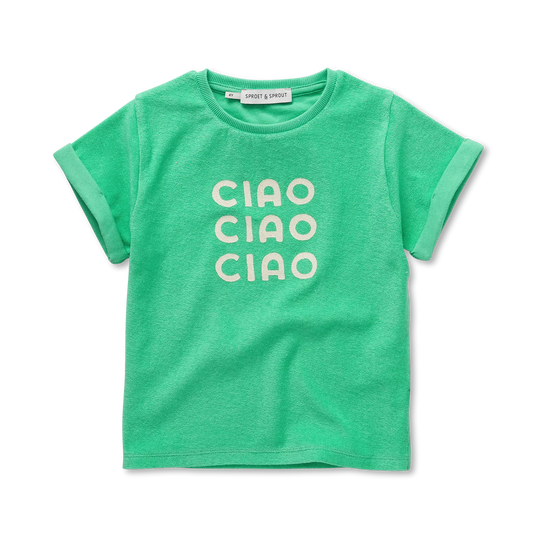 Terry T-Shirt Ciao Jade Green Sproet & Sprout