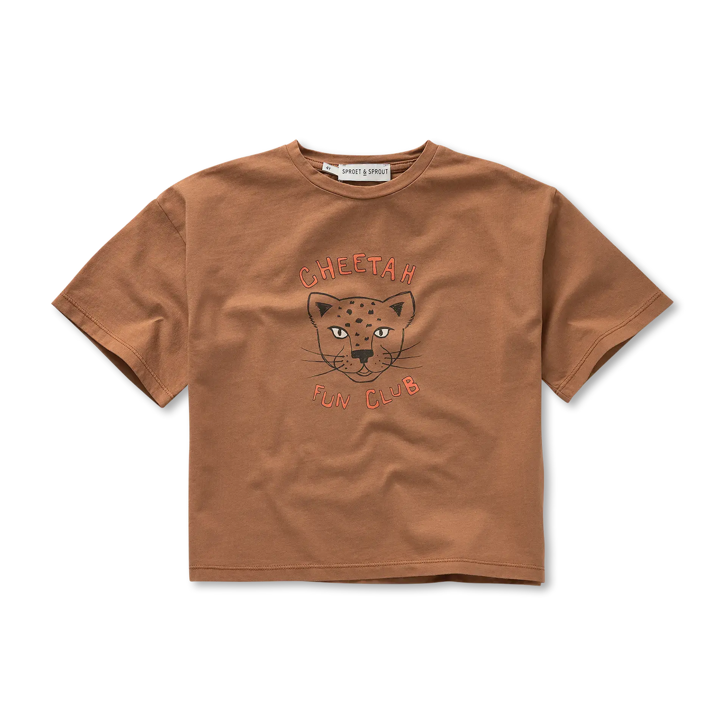 T-Shirt Cheetah Tabacco Sproet & Sprout
