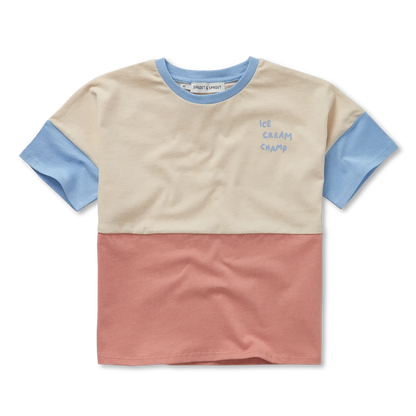 T-Shirt Colourblock Sesame Sproet & Sprout