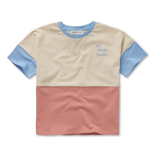 T-Shirt Colourblock Sesame Sproet & Sprout