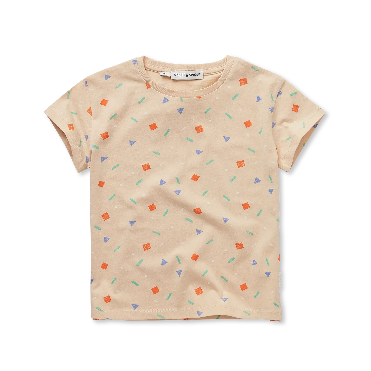 T-Shirt Sprinkle Print Sesame Sproet & Sprout